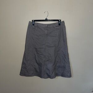 Christopher & Banks women’s modest denim jean skirt size 12